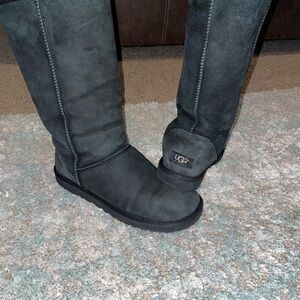 UGG Charcoal Suede Ankle Boots